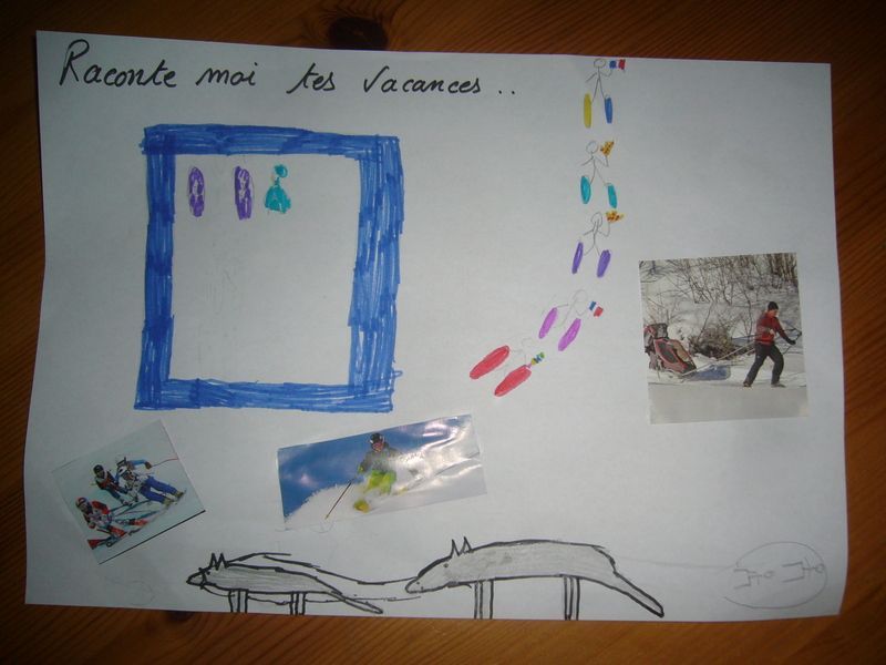 Des dessins qui raconte les vacances d'Hiver ;-)